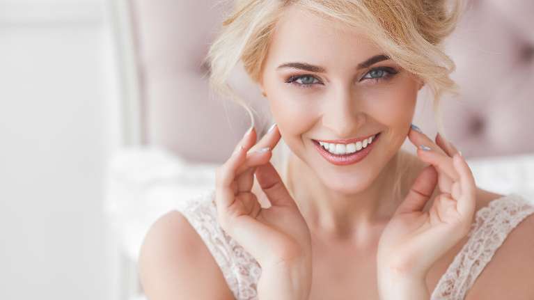 After Cosmetic Dentistry Her Smile